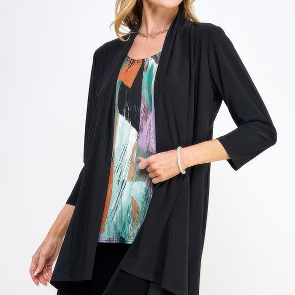 Draped Quarter Jacket - Picture 1 of 9